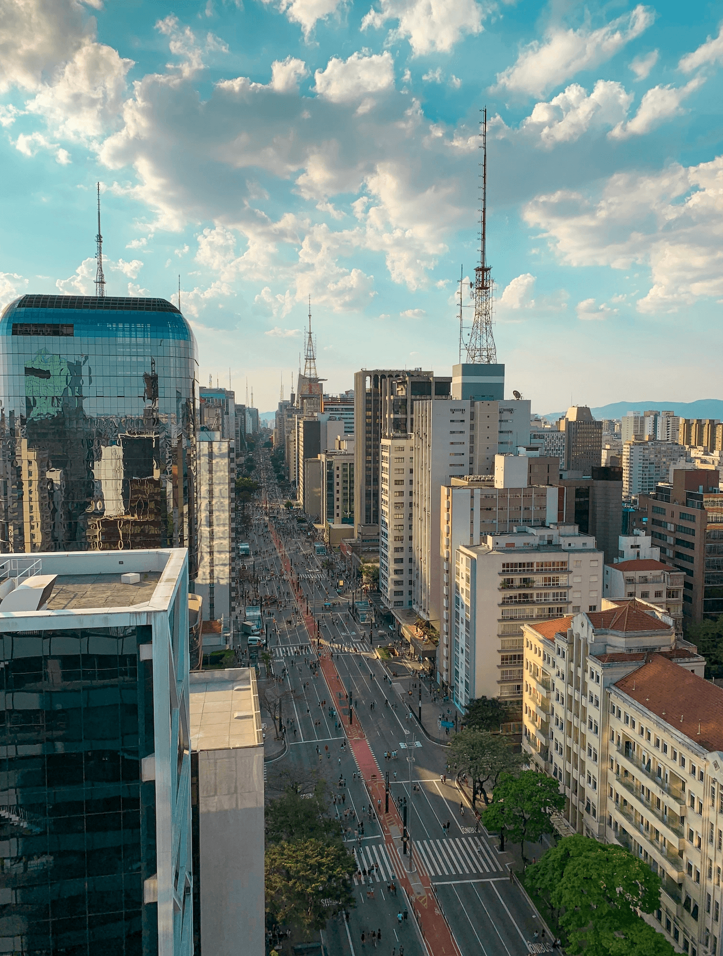 Vista de São Paulo, Brasil